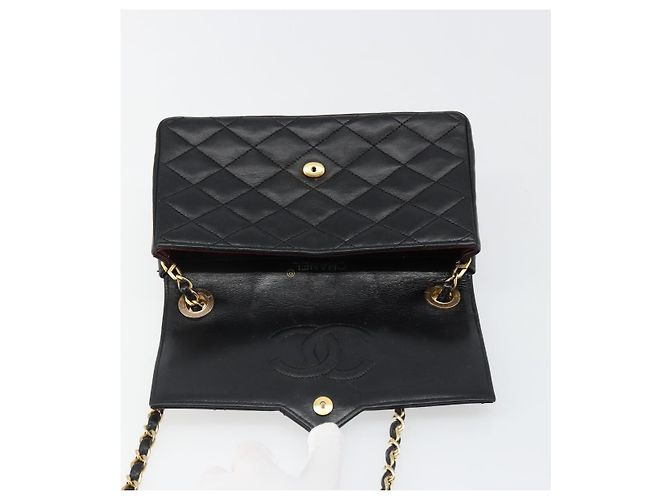 CHANEL Matelasse Bijoux Chain Shoulder Bag Pelle Nera Gold CC Auth hk3824 Nero D'oro - vista 15