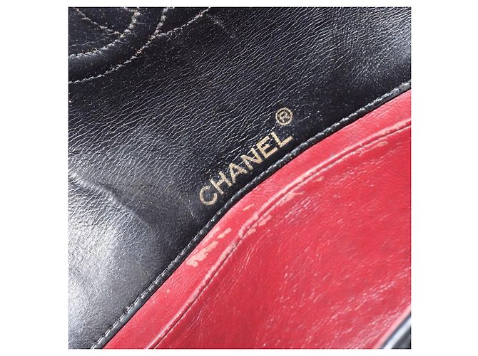 CHANEL Matelasse Bijoux Chain Shoulder Bag Pelle Nera Gold CC Auth hk3824 Nero D'oro - vista 16