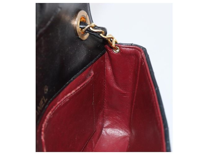 CHANEL Matelasse Bijoux Chain Shoulder Bag Pelle Nera Gold CC Auth hk3824 Nero D'oro - vista 18