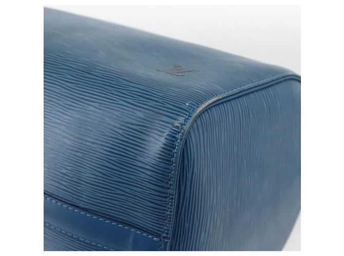 LOUIS VUITTON Borsa Epi Speedy 30 Toledo Blue M43005 LV Auth BSZ702A - vista 12