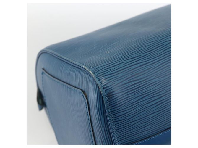 LOUIS VUITTON Borsa Epi Speedy 30 Toledo Blue M43005 LV Auth BSZ702A - vista 13