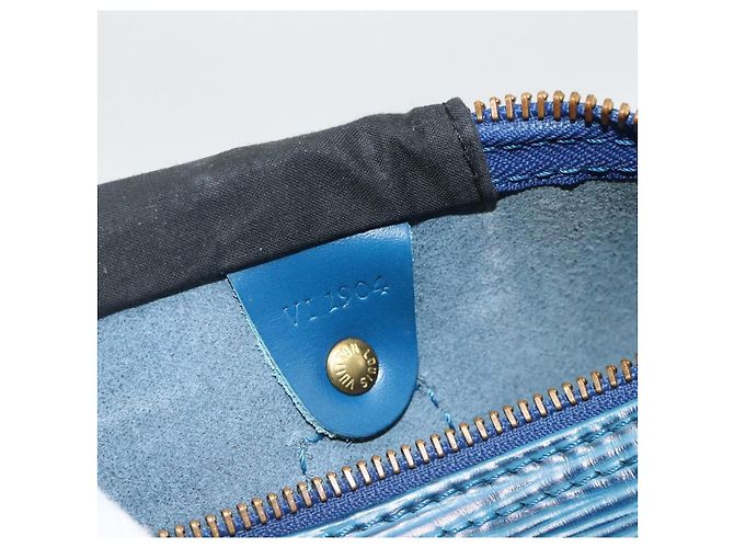 LOUIS VUITTON Borsa Epi Speedy 30 Toledo Blue M43005 LV Auth BSZ702A - vista 20