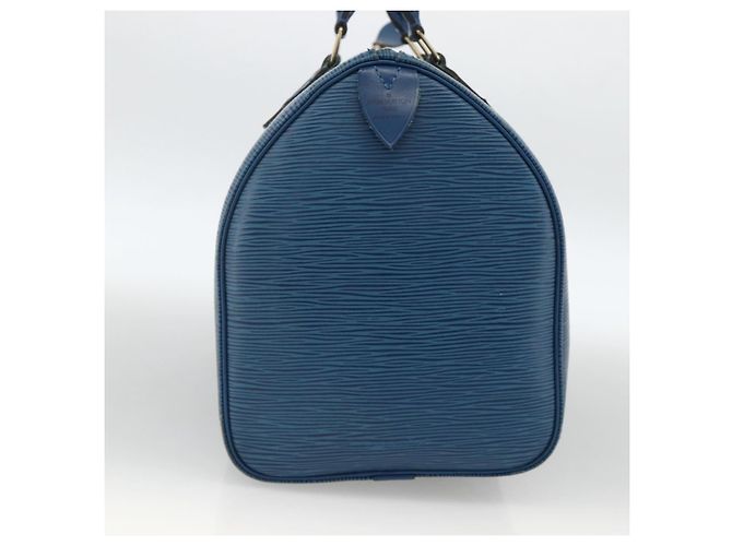 LOUIS VUITTON Borsa Epi Speedy 30 Toledo Blue M43005 LV Auth BSZ702A - vista 4