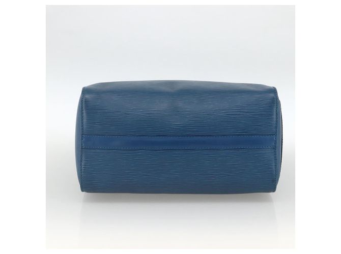 LOUIS VUITTON Borsa Epi Speedy 30 Toledo Blue M43005 LV Auth BSZ702A - vista 9