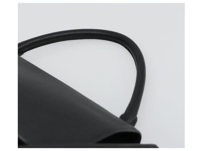 Céline CELINE Borsa Trapeze in pelle e scamosciato nero argento Autentica 186832V - vista 8