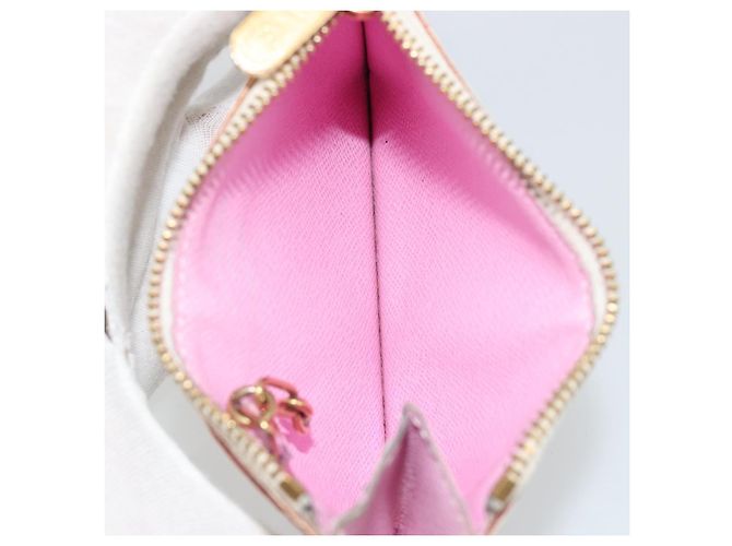 LOUIS VUITTON Multicolor Pochette Cles NM Purse White M93734 LV Auth 190030 - view 10