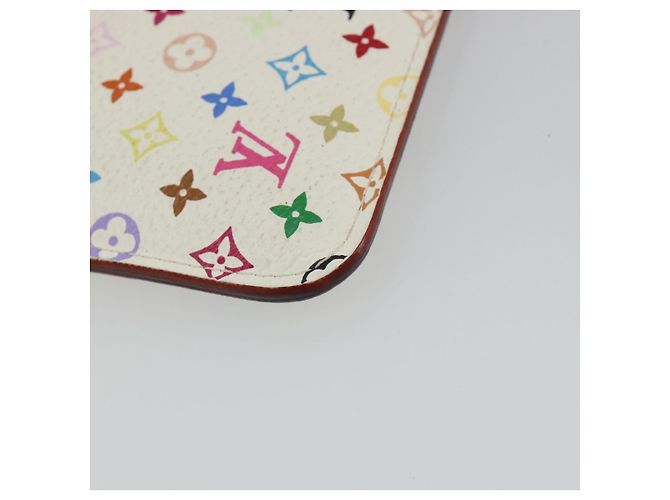 LOUIS VUITTON Multicolor Pochette Cles NM Purse White M93734 LV Auth 190030 - view 16