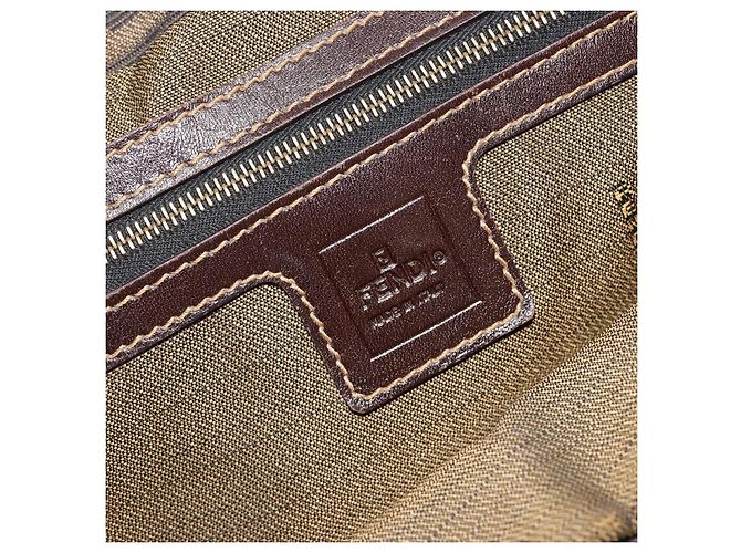 FENDI Zucca Canvas Handtasche Braun Schwarz Authentisch ka2934 - Ansicht 18