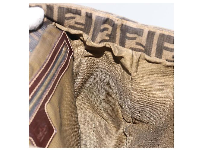 FENDI Zucca Canvas Handtasche Braun Schwarz Authentisch ka2934 - Ansicht 20