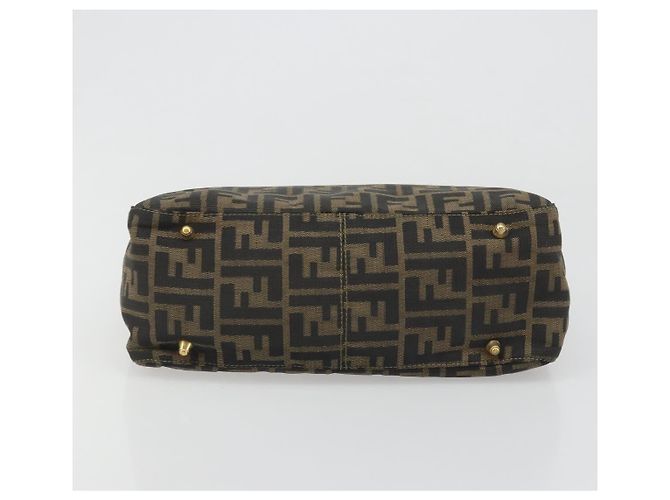FENDI Zucca Canvas Handtasche Braun Schwarz Authentisch ka2934 - Ansicht 9