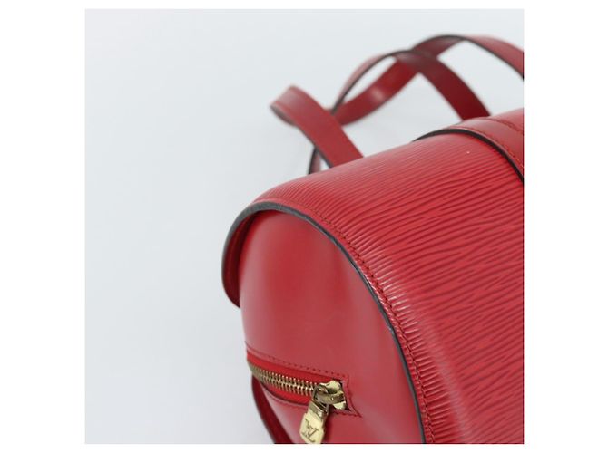 Borsa LOUIS VUITTON Epi Soufflot Rossa M52227 LV Auth mr2144A Rosso - vista 11