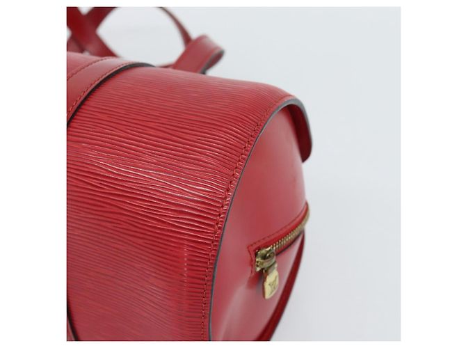 Borsa LOUIS VUITTON Epi Soufflot Rossa M52227 LV Auth mr2144A Rosso - vista 12