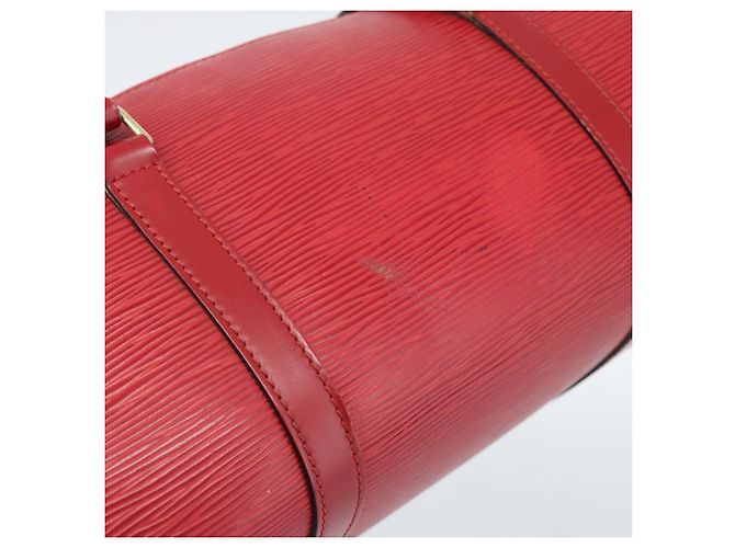 Borsa LOUIS VUITTON Epi Soufflot Rossa M52227 LV Auth mr2144A Rosso - vista 15