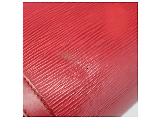 Borsa LOUIS VUITTON Epi Soufflot Rossa M52227 LV Auth mr2144A Rosso - vista 16
