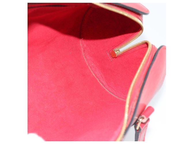 Borsa LOUIS VUITTON Epi Soufflot Rossa M52227 LV Auth mr2144A Rosso - vista 19
