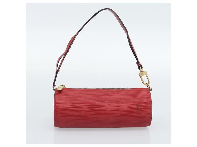 Borsa LOUIS VUITTON Epi Soufflot Rossa M52227 LV Auth mr2144A Rosso - vista 23