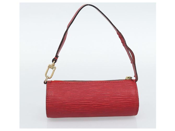 Borsa LOUIS VUITTON Epi Soufflot Rossa M52227 LV Auth mr2144A Rosso - vista 24