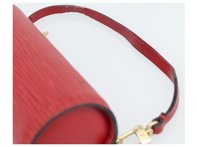 Borsa LOUIS VUITTON Epi Soufflot Rossa M52227 LV Auth mr2144A Rosso - vista 27
