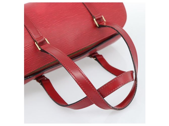 Borsa LOUIS VUITTON Epi Soufflot Rossa M52227 LV Auth mr2144A Rosso - vista 7