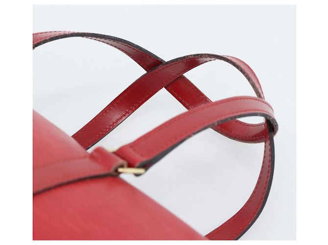 Borsa LOUIS VUITTON Epi Soufflot Rossa M52227 LV Auth mr2144A Rosso - vista 8