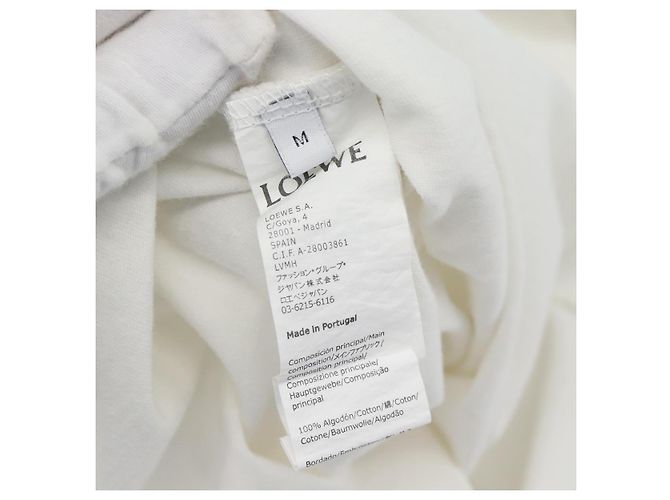 Camiseta LOEWE LOEWE �~ Studio Ghibli Calcifer Howl's Moving Castle Auth 167098M Blanco - vista 17
