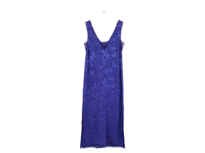 Zadig & Voltaire Kleid aus blauer Seide S - Ansicht 3