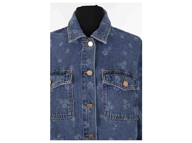 Chaqueta de algodón azul Essentiel Antwerp - vista 2