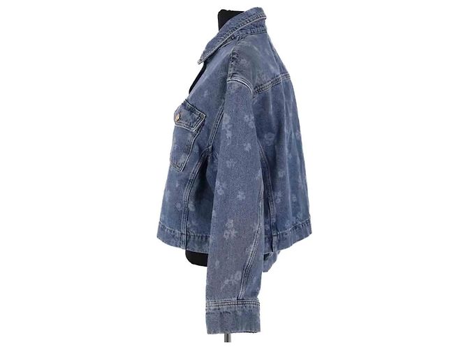 Chaqueta de algodón azul Essentiel Antwerp - vista 3