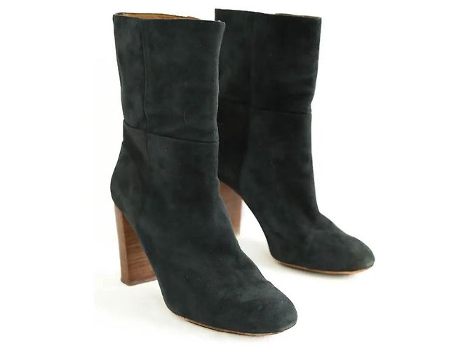 Botas Ba&Sh de ante verde Talla 40 - vista 3