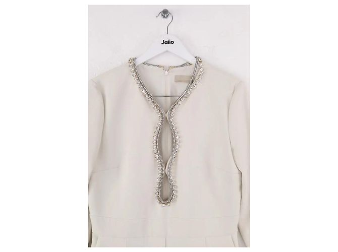 Elie Saab Ecru Jumpsuit Roh - Ansicht 2