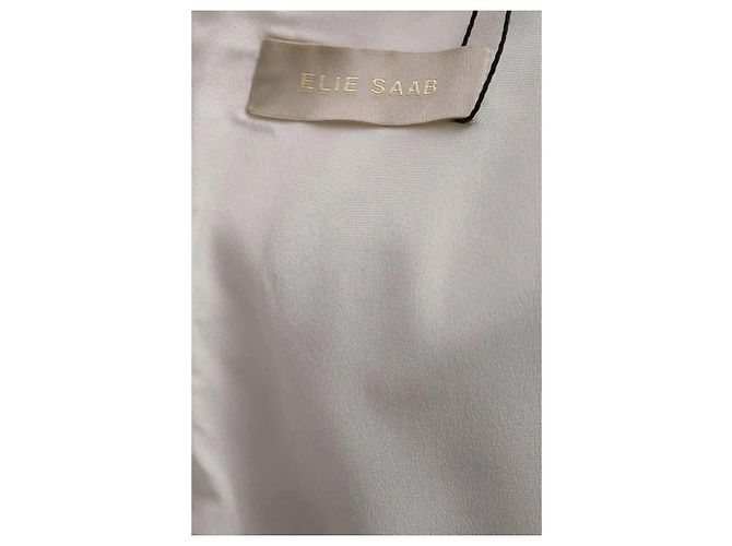 Elie Saab Ecru Jumpsuit Roh - Ansicht 6