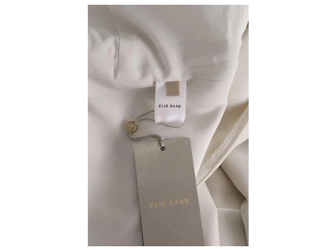 Elie Saab Ecru Jumpsuit Roh - Ansicht 7