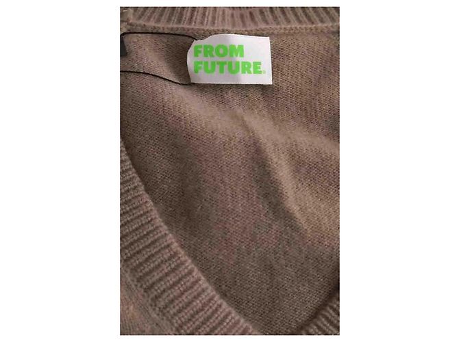 Autre Marque Jersey de cachemira From Future caqui S - vista 5