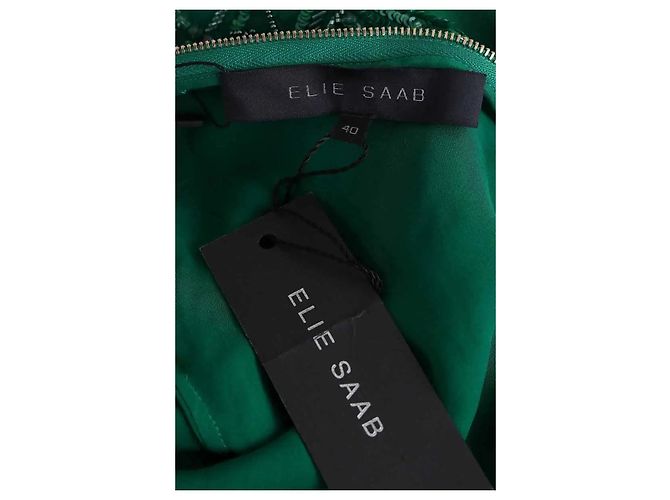 Elie Saab Tuta corta verde - vista 5