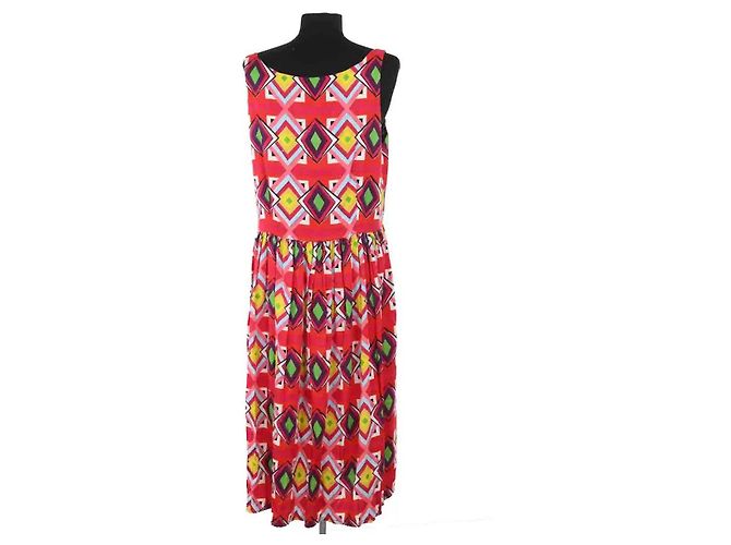 Autre Marque Vestido de algodón rojo AML Paris Roja - vista 4