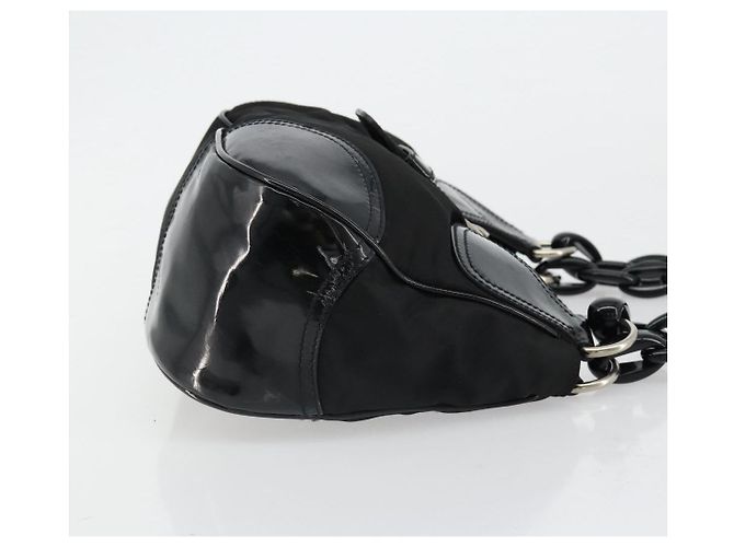 Borsa a Spalla PRADA Nylon Nero Auth ep4838 - vista 3
