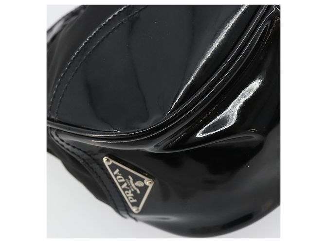 Borsa a Spalla PRADA Nylon Nero Auth ep4838 - vista 9