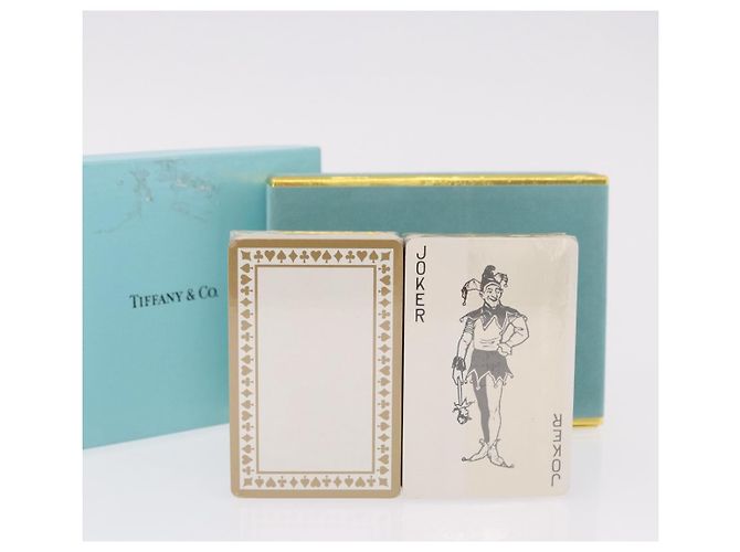 Autre Marque TIFFANY&Co. Playing Cards Turquoise Blue White Black Auth BA14027V - view 7