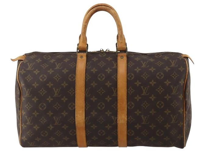 LOUIS VUITTON Monogram Keepall 45 Boston Bag M41428 LV Auth 190104 Monogramma - vista 13