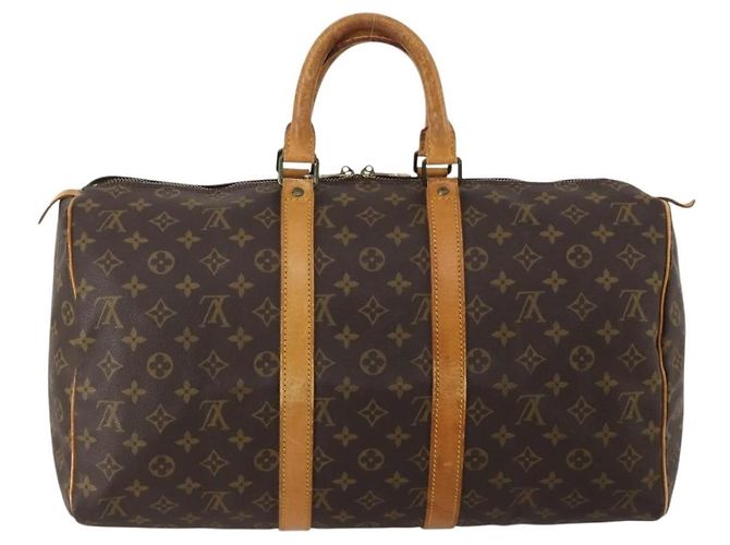 LOUIS VUITTON Monogram Keepall 45 Boston Bag M41428 LV Auth 190104 Monogramma - vista 2