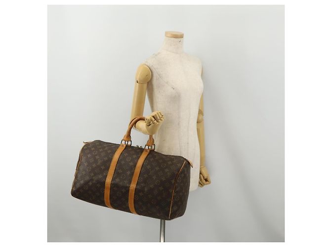 LOUIS VUITTON Monogram Keepall 45 Boston Bag M41428 LV Auth 190104 Monogramma - vista 22