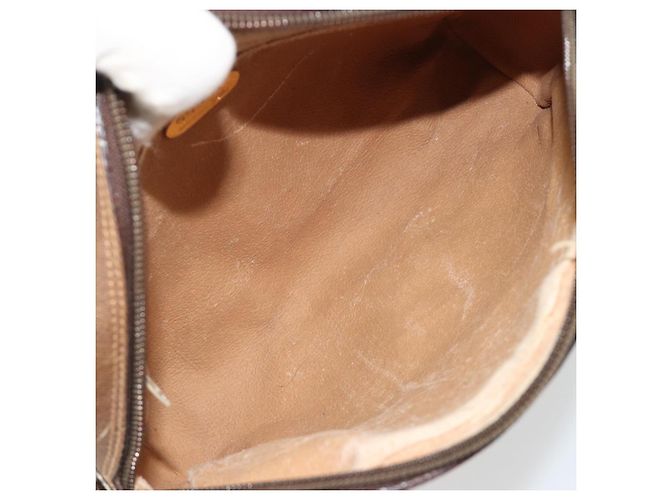 Borsa a tracolla GUCCI GG Plus Supreme PVC Beige Oro Auth bs36024 D'oro - vista 11