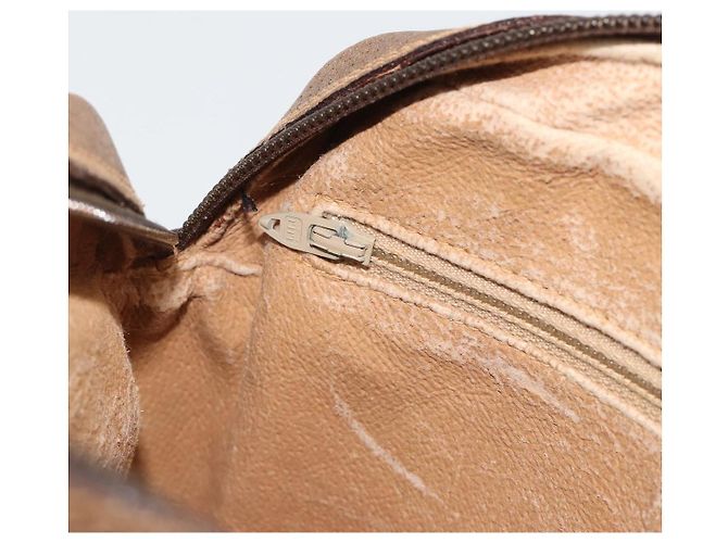 Borsa a tracolla GUCCI GG Plus Supreme PVC Beige Oro Auth bs36024 D'oro - vista 23
