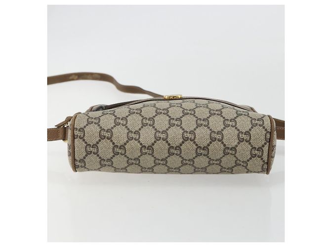 Borsa a tracolla GUCCI GG Plus Supreme PVC Beige Oro Auth bs36024 D'oro - vista 5