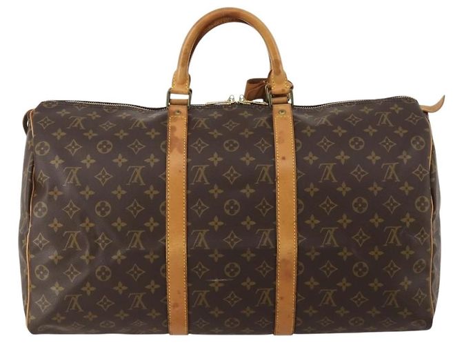 LOUIS VUITTON Bolso Boston Monogram Keepall 50 M41426 LV Auth BA13665A Monograma - vista 2