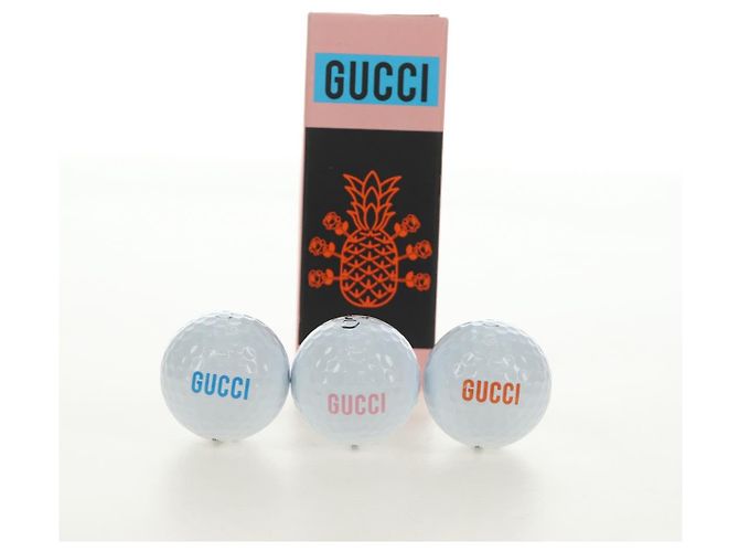 GUCCI Golf Ball Set Rubber White Auth bs36003M - view 14