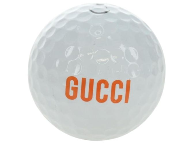 GUCCI Golf Ball Set Rubber White Auth bs36003M - view 2