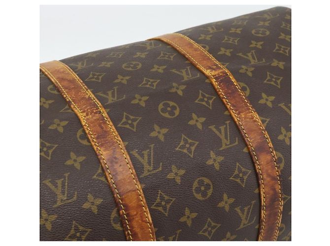 LOUIS VUITTON Monogram Keepall 50 Boston Bag M41426 LV Auth 190842 - view 10