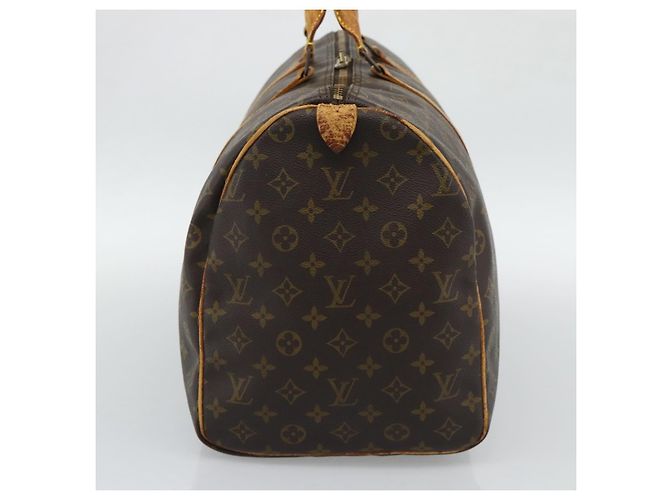LOUIS VUITTON Monogram Keepall 50 Boston Bag M41426 LV Auth 190842 - view 4