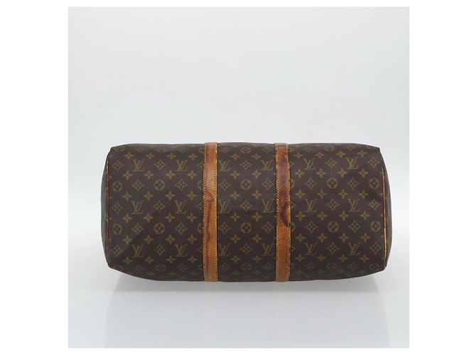 LOUIS VUITTON Monogram Keepall 50 Boston Bag M41426 LV Auth 190842 - view 5